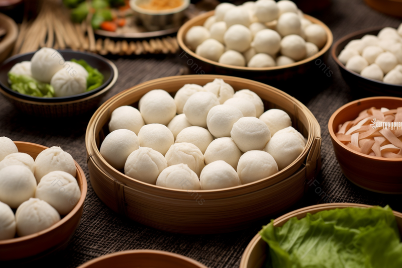 脆嫩营养的手工鱼丸火锅食材鱼丸,高清,摄影图,摄影图片,图片大全,摄影图免费下载